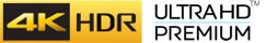 شعارا 4K HDR وUltra HD Premium