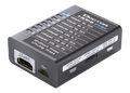 جهة الخرج في Dr HDMI 4K، وفيها مخرج HDMI ومقبس RS232 وزرا copy sink وHPD