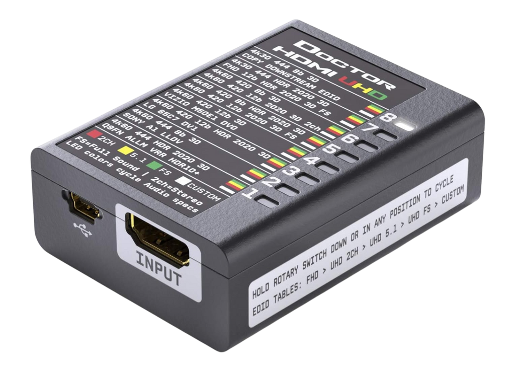 HDfury Dr HDMI 4K، مدير EDID بسرعة 18Gbps ومحاكي HDMI بحجم علبة الثقاب