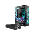 محوّل HDfury Arcana 2 eARC بدقة 8K، منظر أمامي مع شاشة OLED